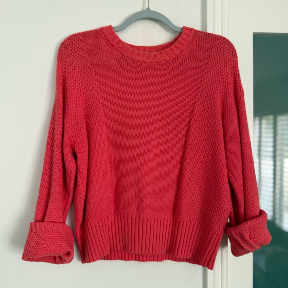 GAP Coral Crewneck Knit Sweater
